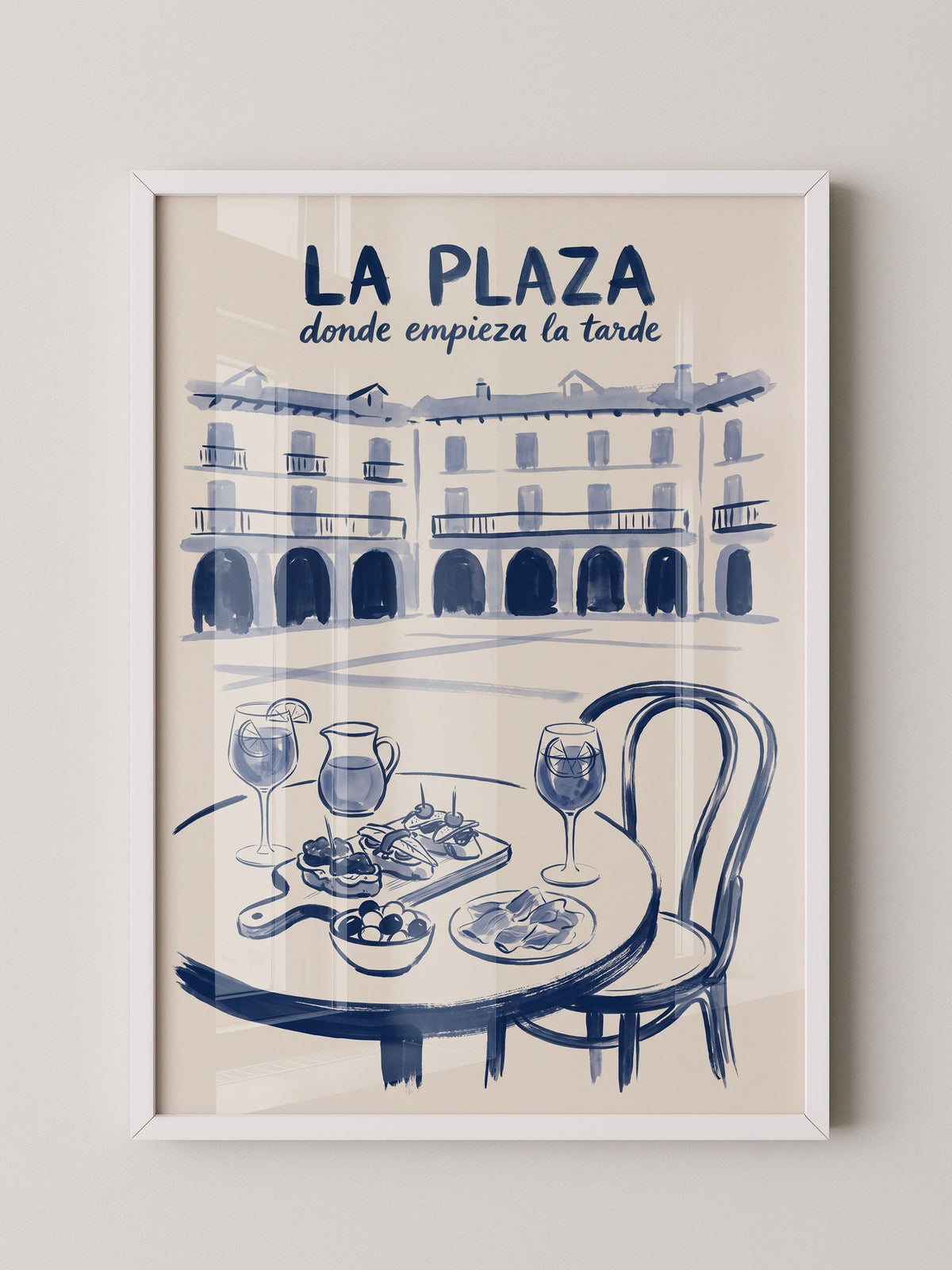 La Plaza Aperitivo Illustration