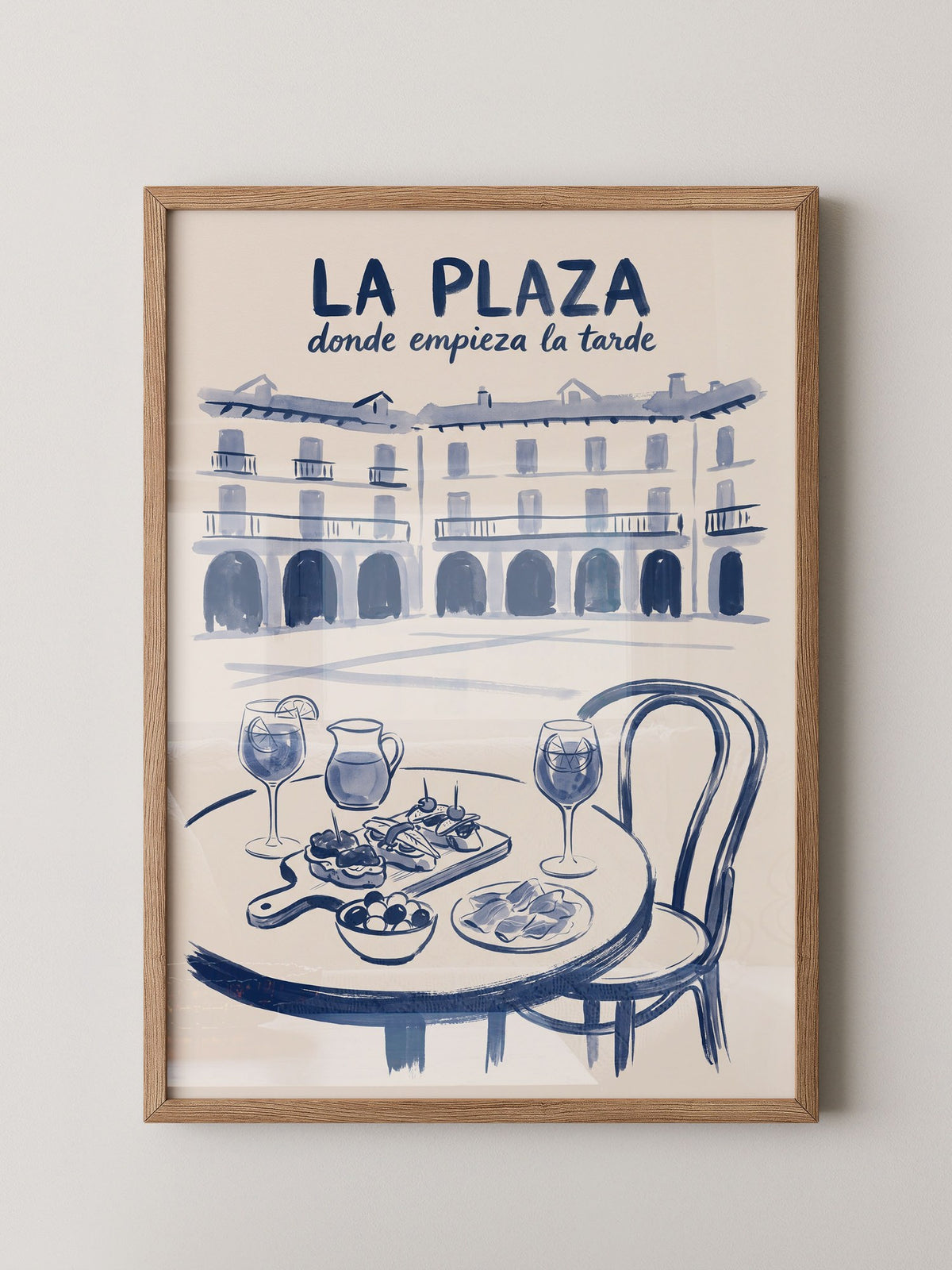 La Plaza Aperitivo Illustration