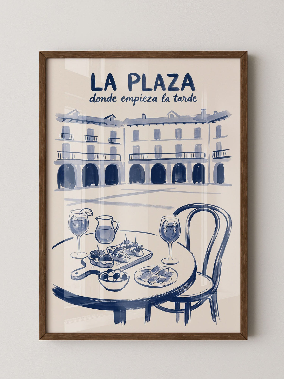 La Plaza Aperitivo Illustration