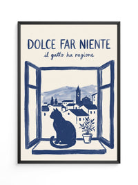 Katze Fensterblick Italienisch