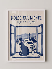 Katze Fensterblick Italienisch