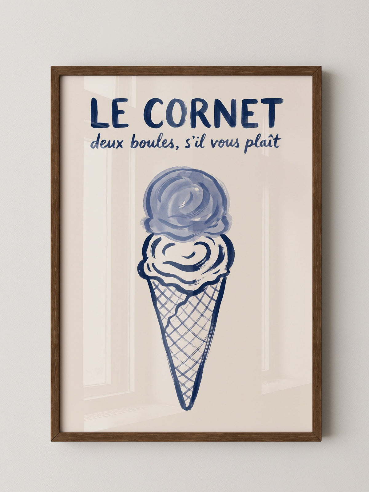 Eiseis Cornetto Kunstdruck