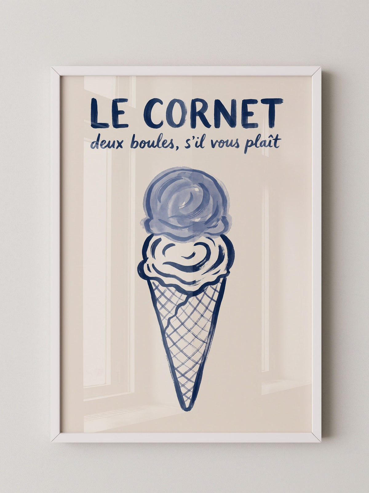 Eiseis Cornetto Kunstdruck