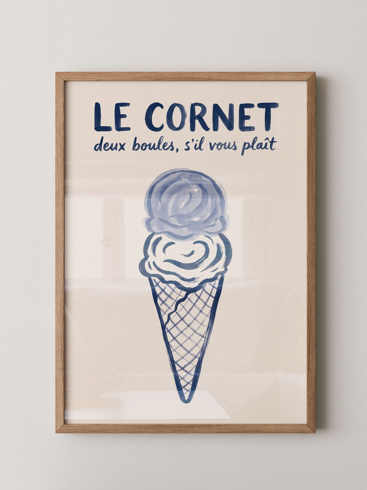 Eiseis Cornetto Kunstdruck