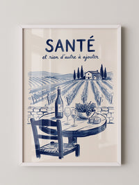 Santé Toskana Weinlandschaft