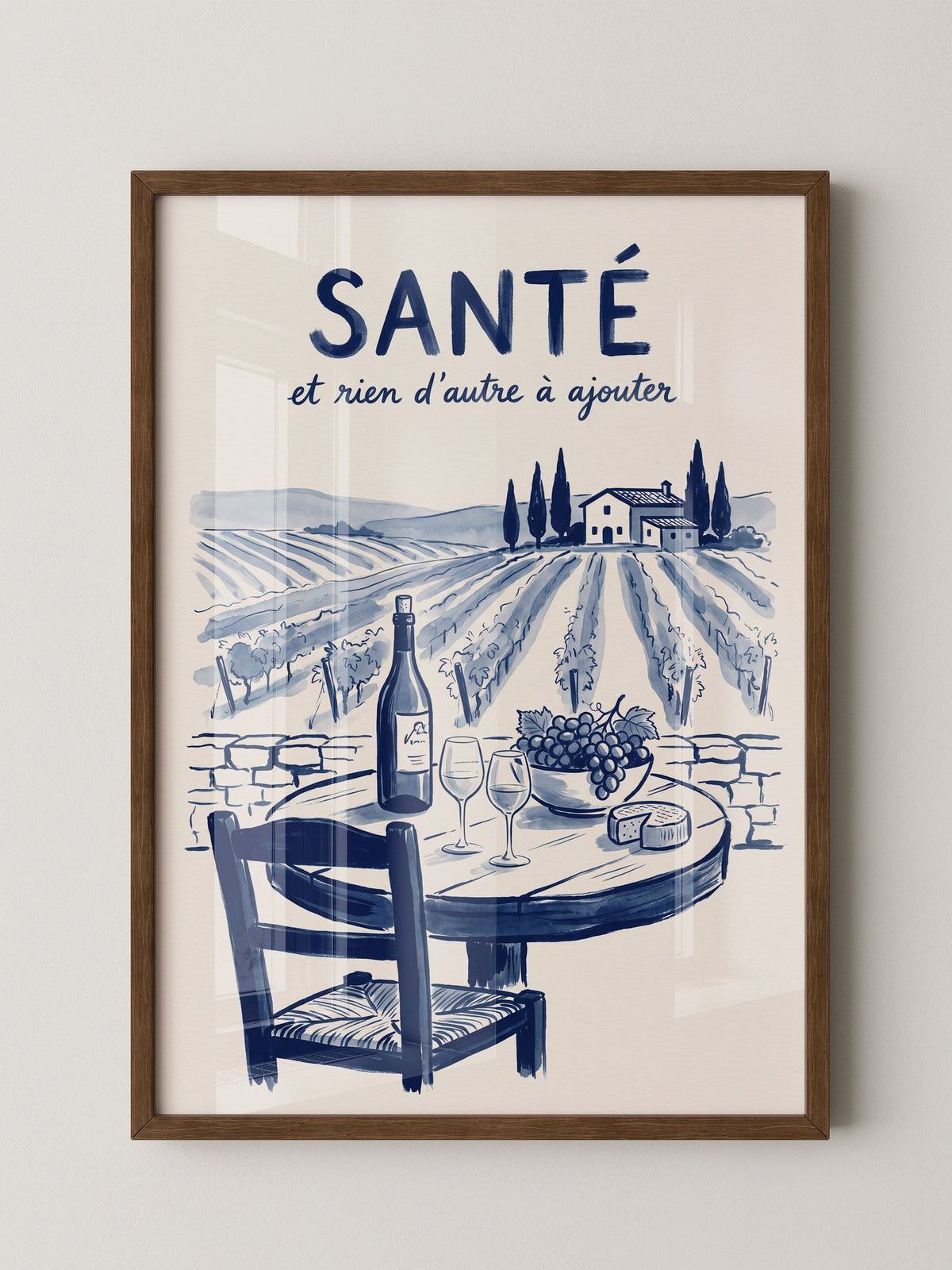 Santé Toskana Weinlandschaft