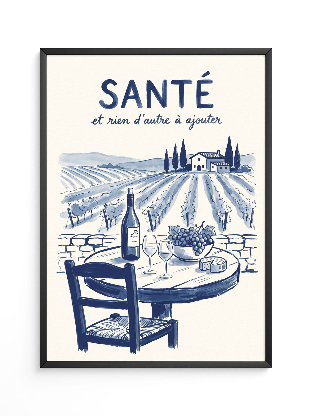 Santé Toskana Weinlandschaft