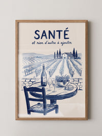 Santé Toskana Weinlandschaft