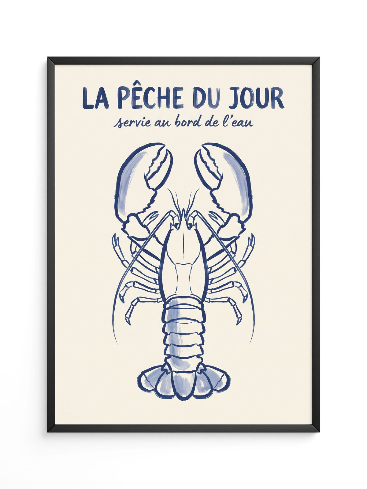 Hummer Illustration Blau