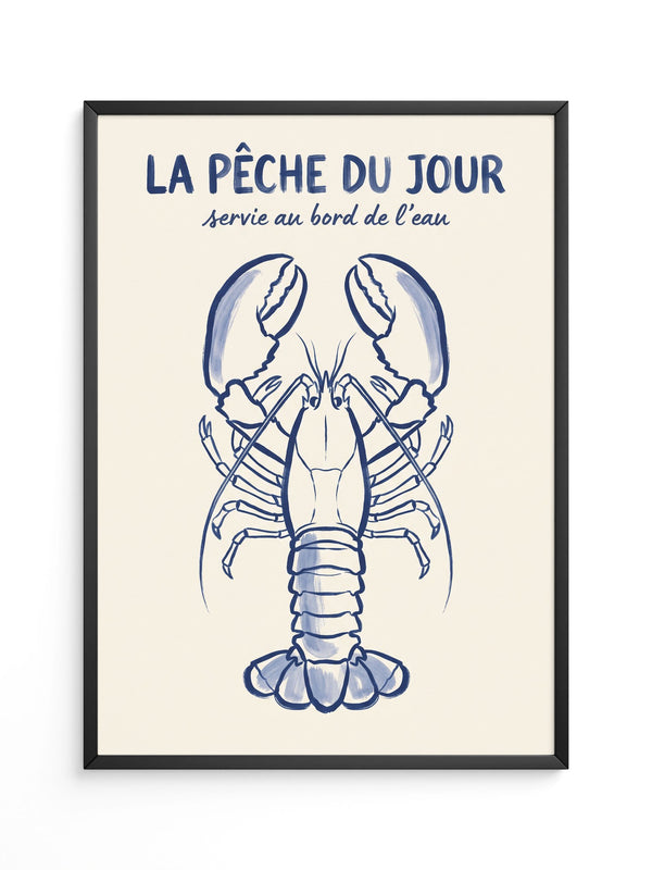 Hummer Illustration Blau