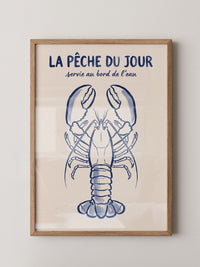 Hummer Illustration Blau