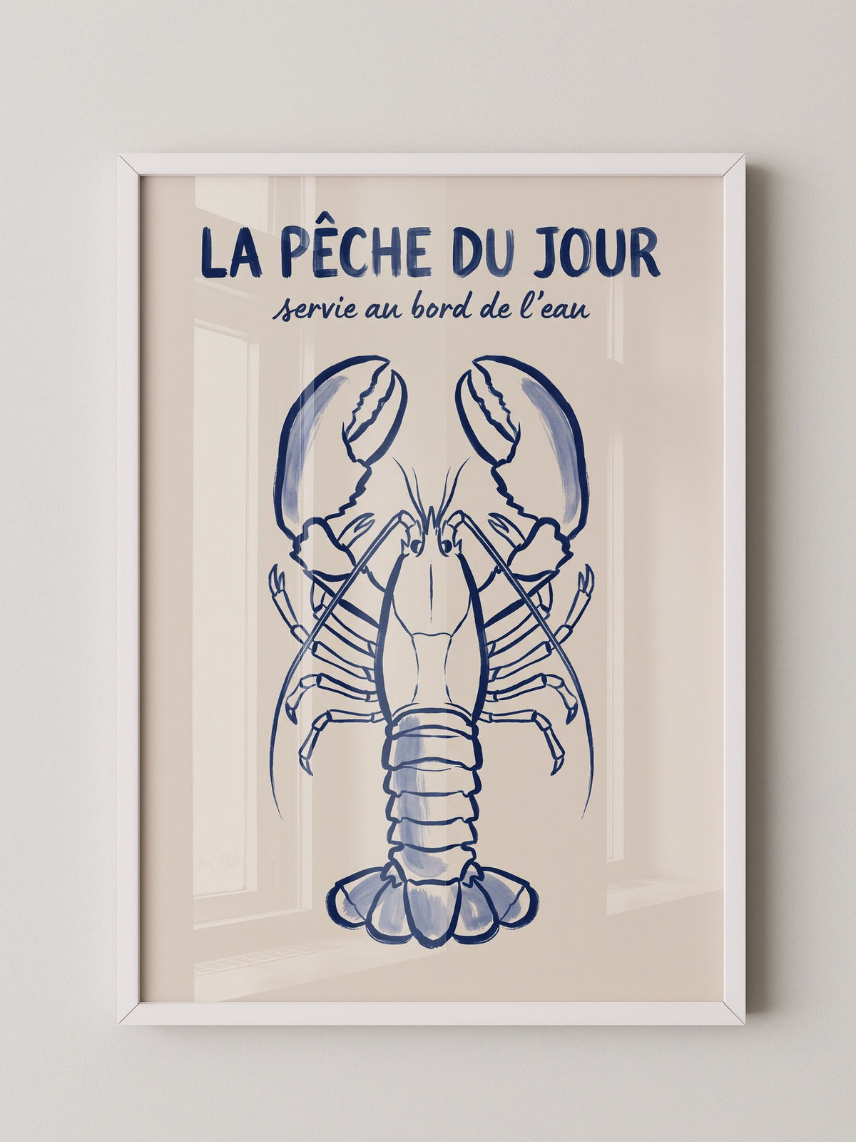 Hummer Illustration Blau