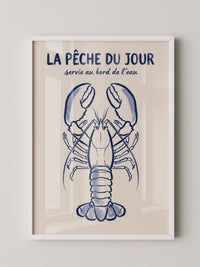 Hummer Illustration Blau