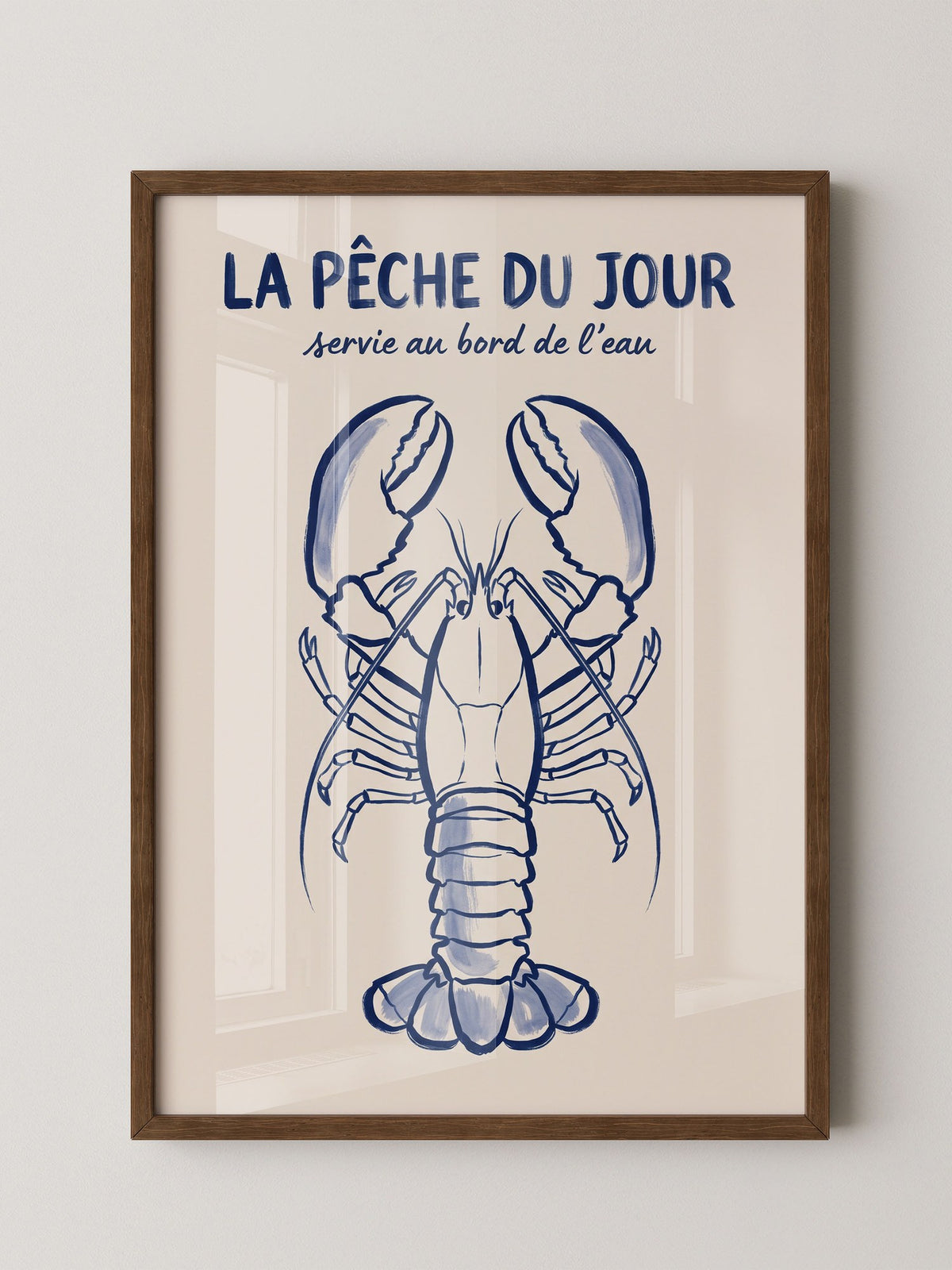 Hummer Illustration Blau