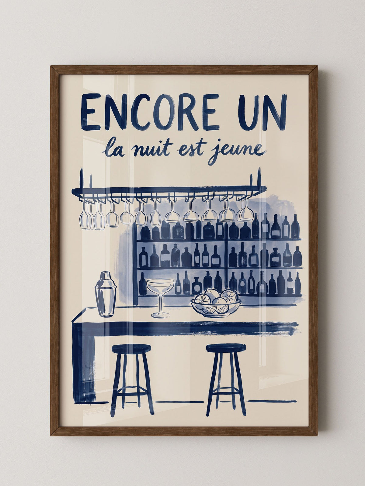 Bar Nacht Illustration