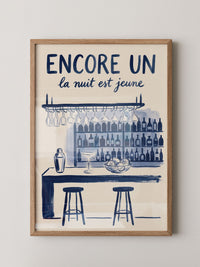 Bar Nacht Illustration