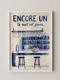 Bar Nacht Illustration