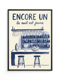Bar Nacht Illustration