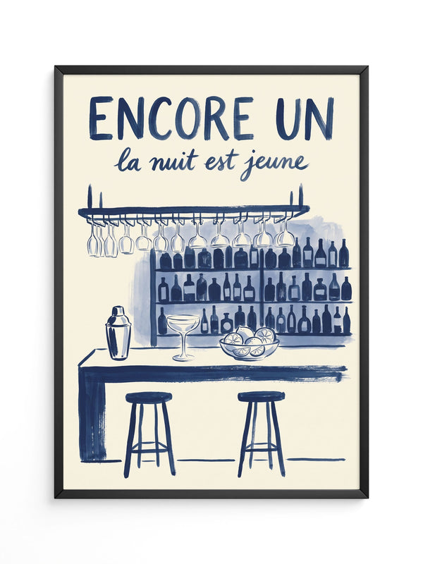 Bar Nacht Illustration