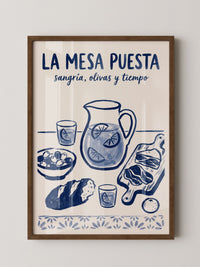 Mesa Puesta Sangría Olivas
