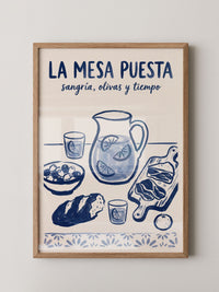 Mesa Puesta Sangría Olivas