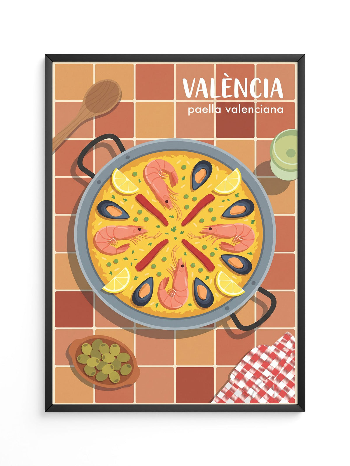 Valencia Paella Poster