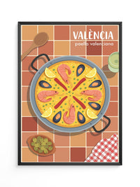 Valencia Paella Poster