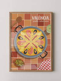 Valencia Paella Poster