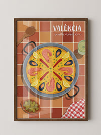Valencia Paella Poster