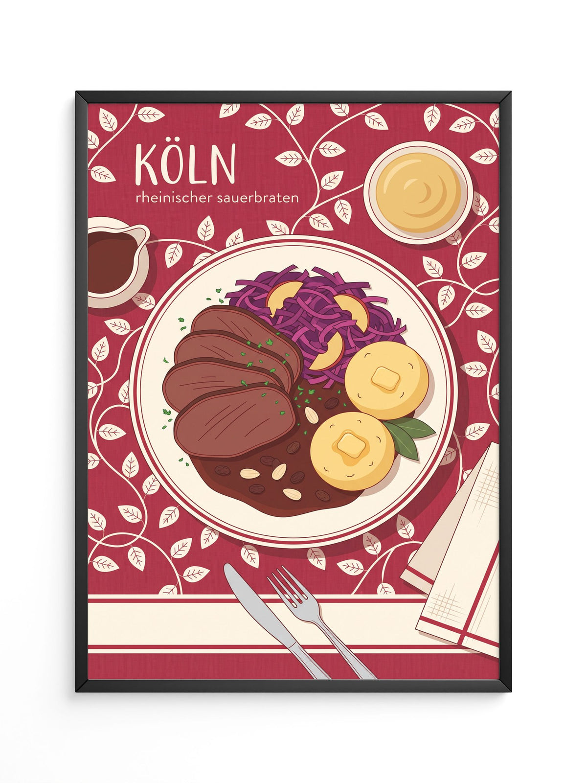 Kölner Sauerbraten Illustration