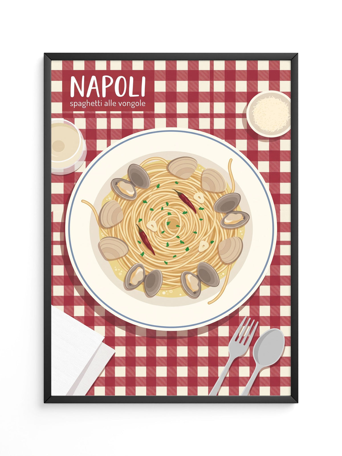 Spaghetti Vongole Poster
