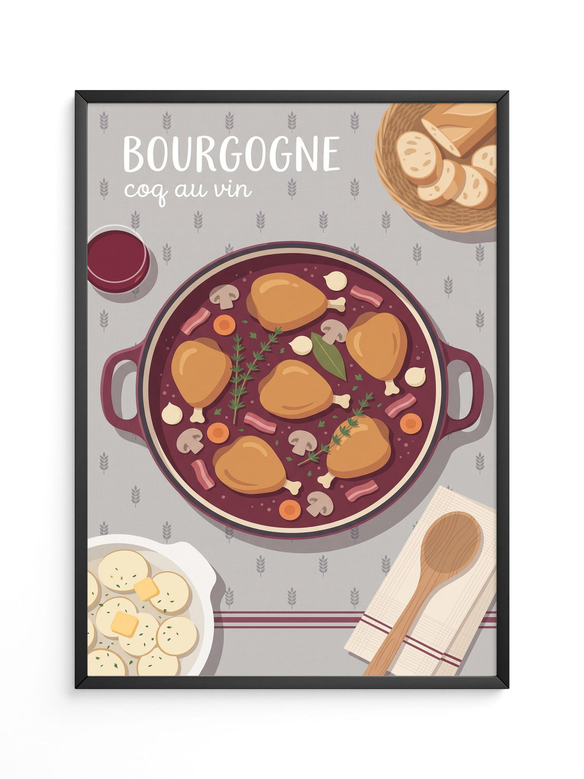 Coq au Vin Poster