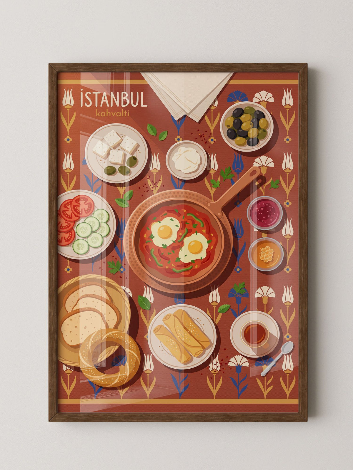 Istanbul Kahvalti Illustration