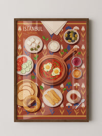 Istanbul Kahvalti Illustration