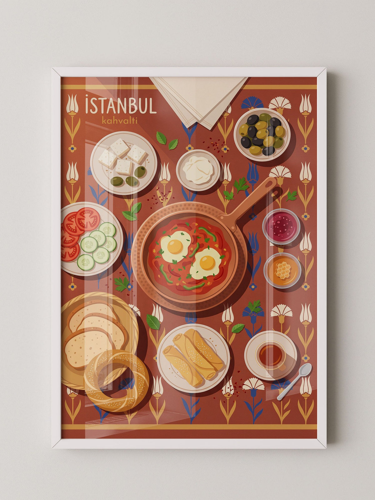 Istanbul Kahvalti Illustration