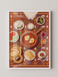 Istanbul Kahvalti Illustration