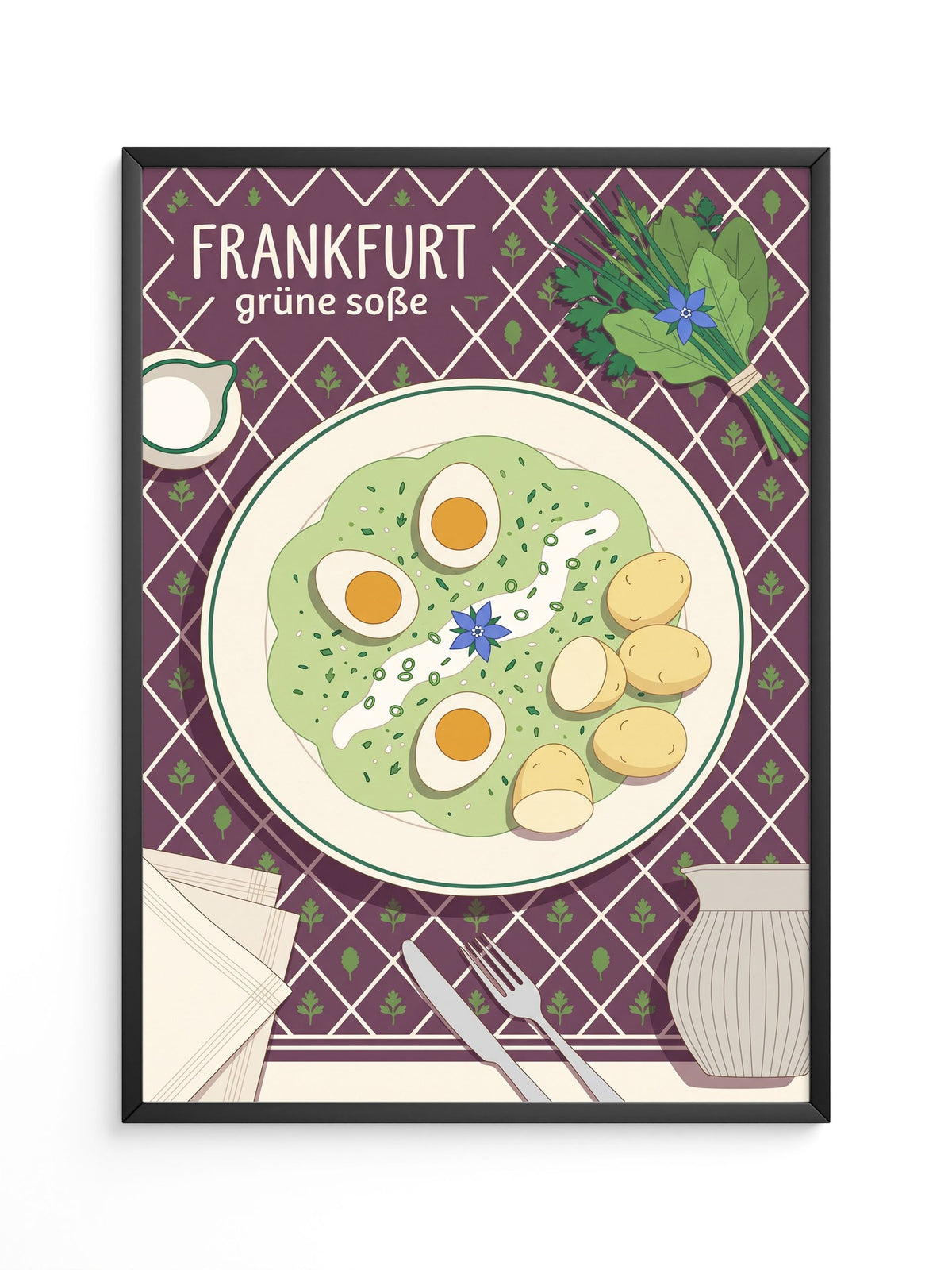 Frankfurter grüne Soße Poster