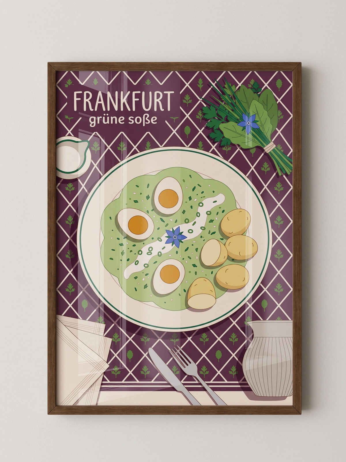 Frankfurter grüne Soße Poster