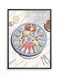 Bretagne Meeresfrüchte Platte