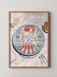 Bretagne Meeresfrüchte Platte