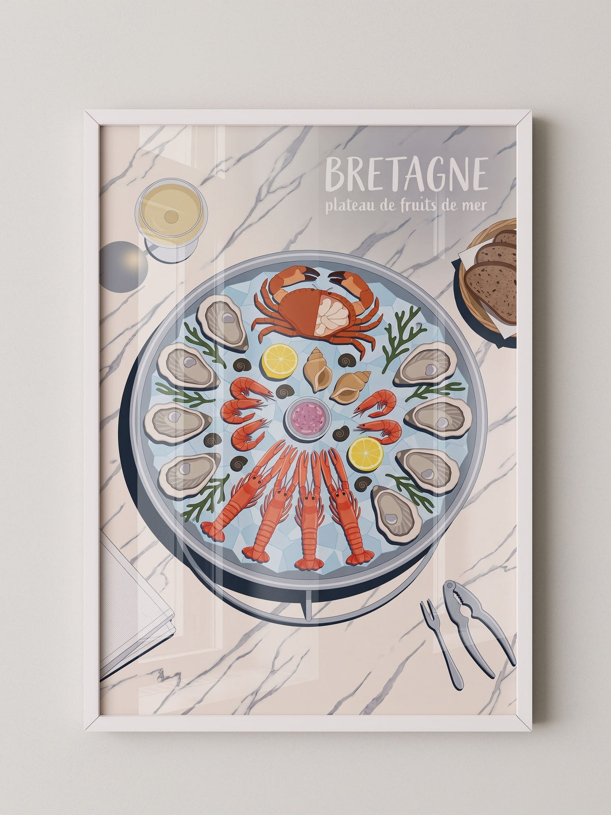 Bretagne Meeresfrüchte Platte