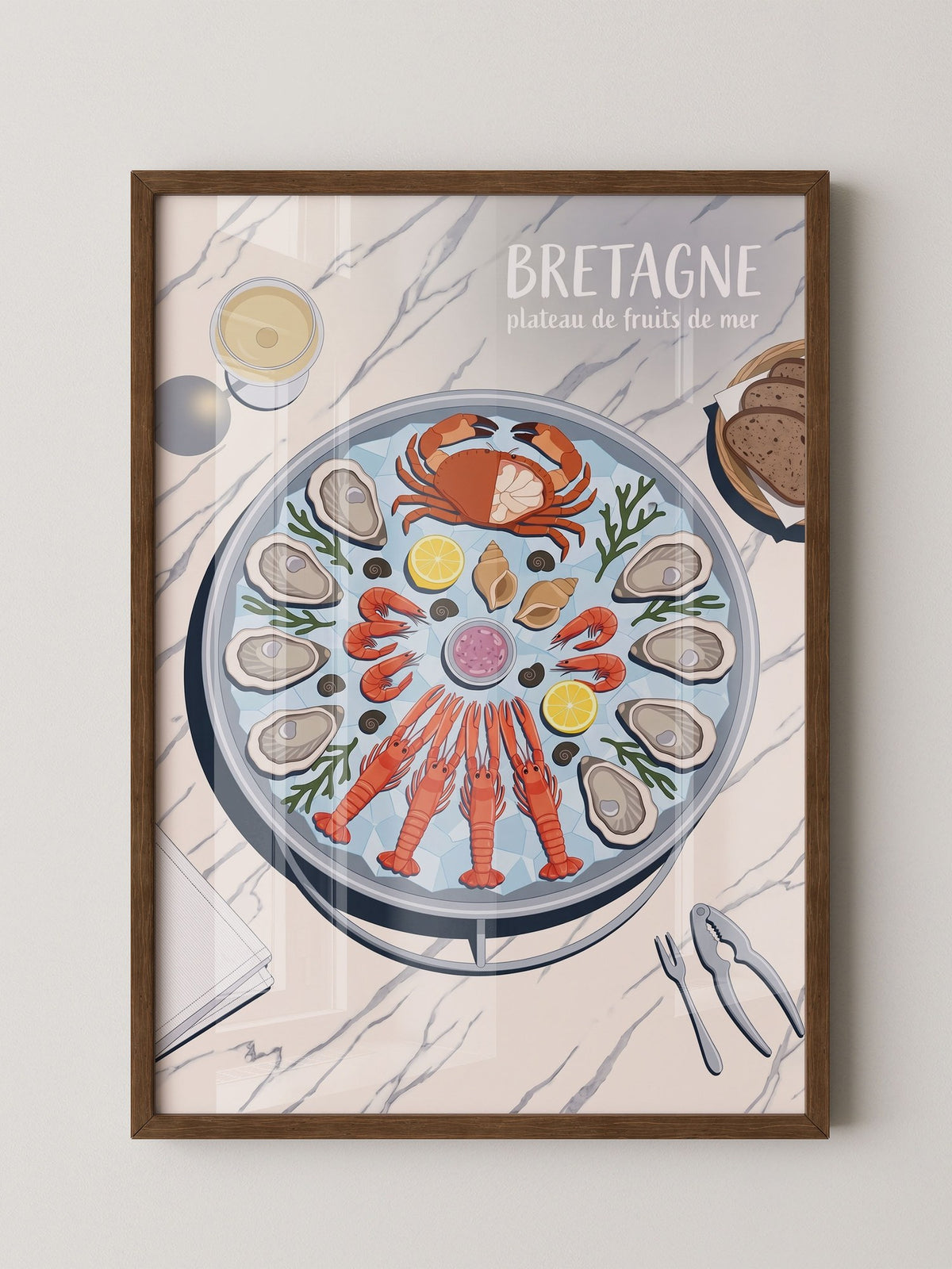 Bretagne Meeresfrüchte Platte