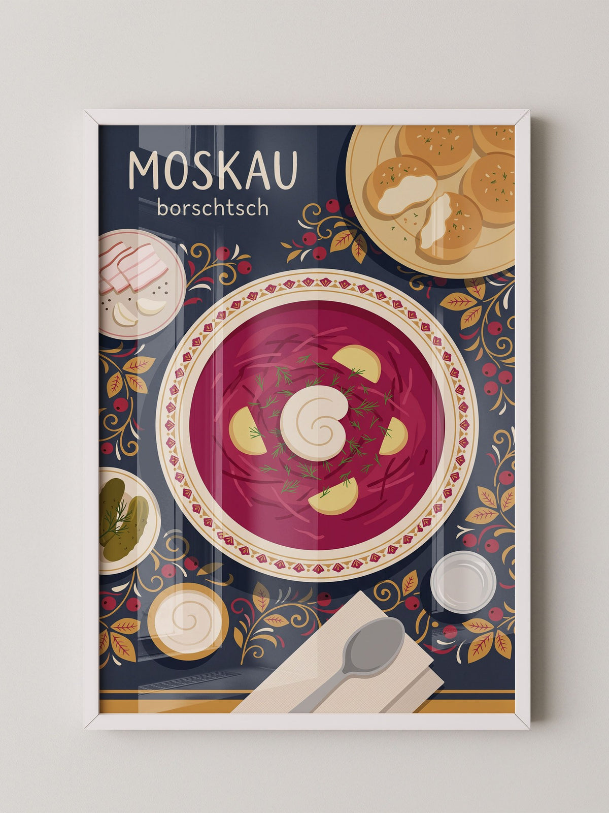 Moskau Borschtsch Suppe