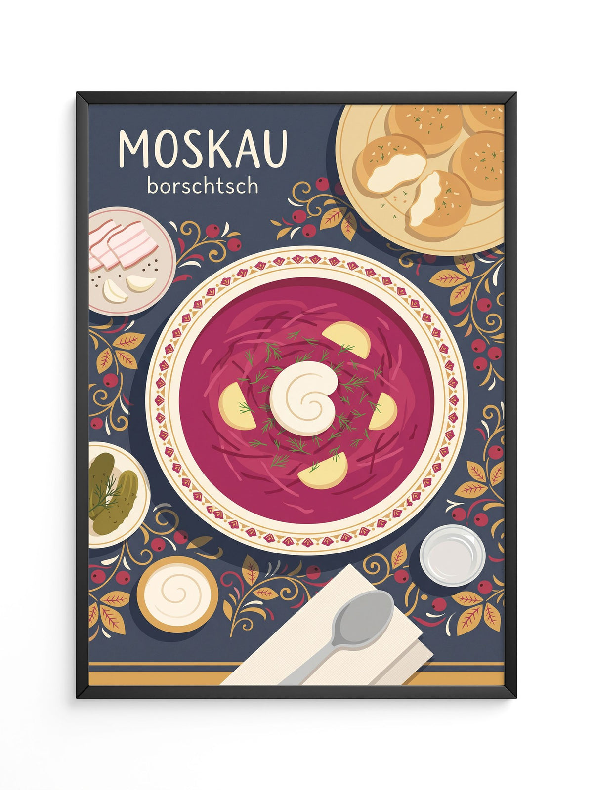 Moskau Borschtsch Suppe
