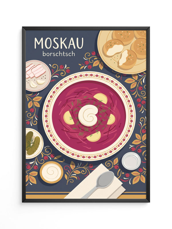 Moskau Borschtsch Suppe