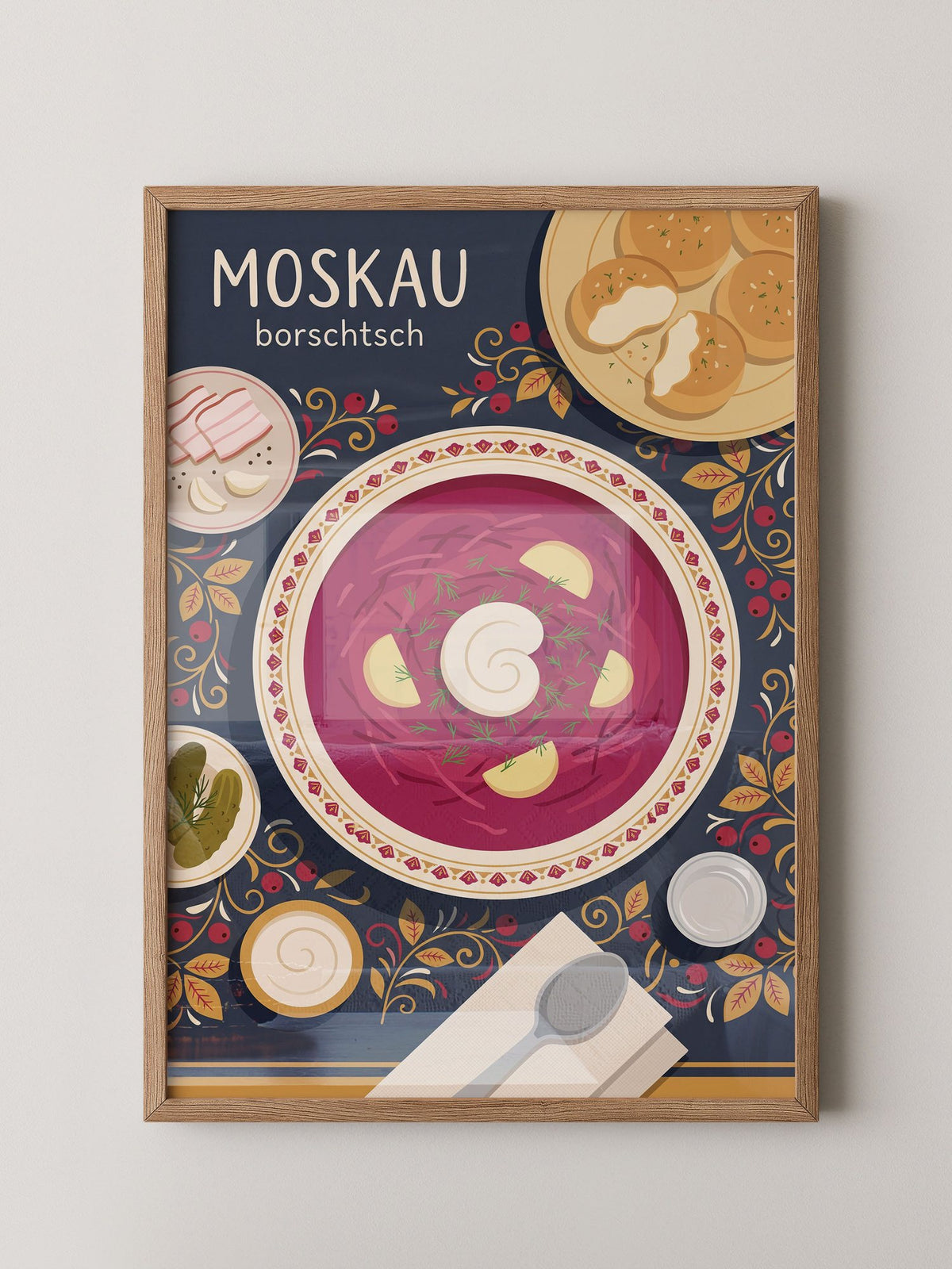 Moskau Borschtsch Suppe