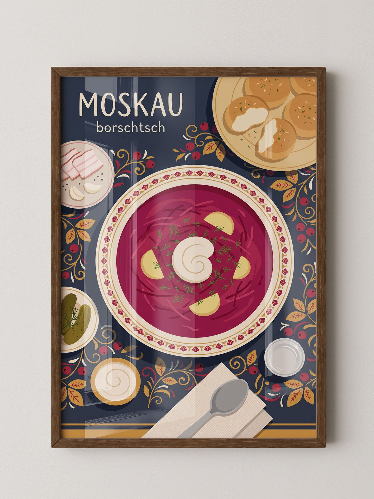 Moskau Borschtsch Suppe