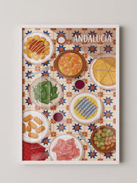 Andalucia Tapas Illustration