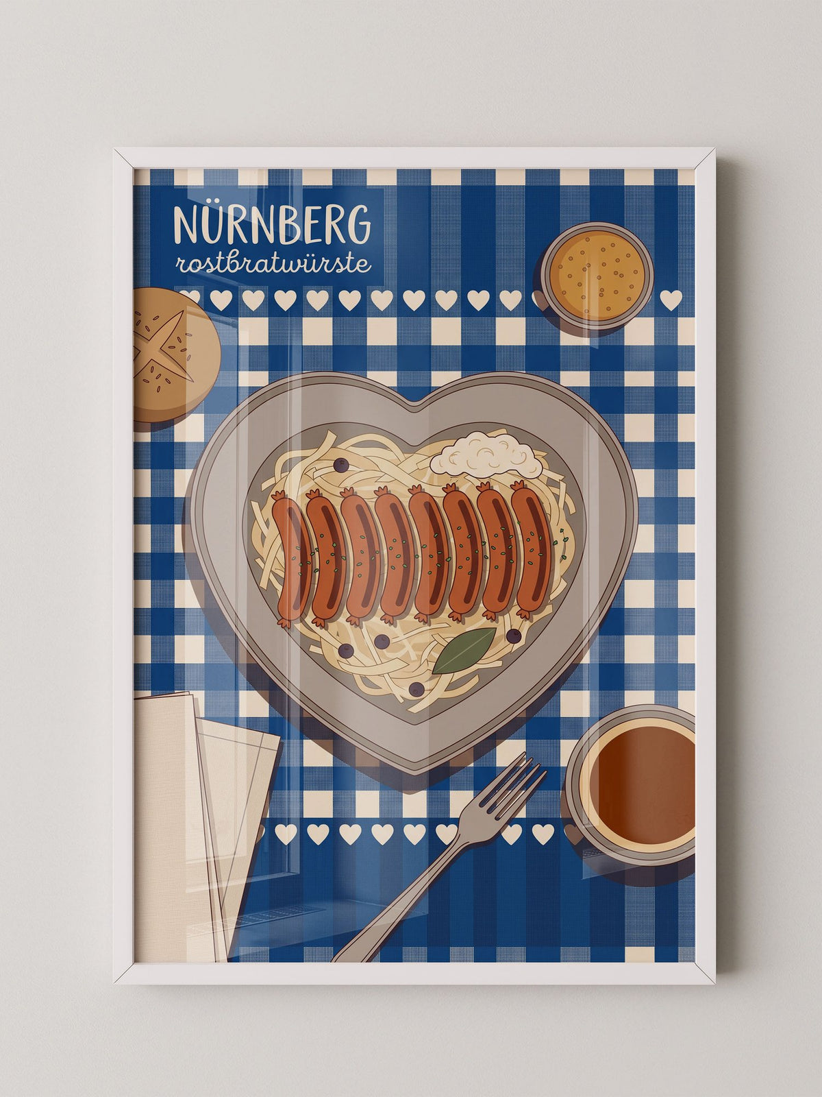 Nürnberg Rostbratwurst Herz