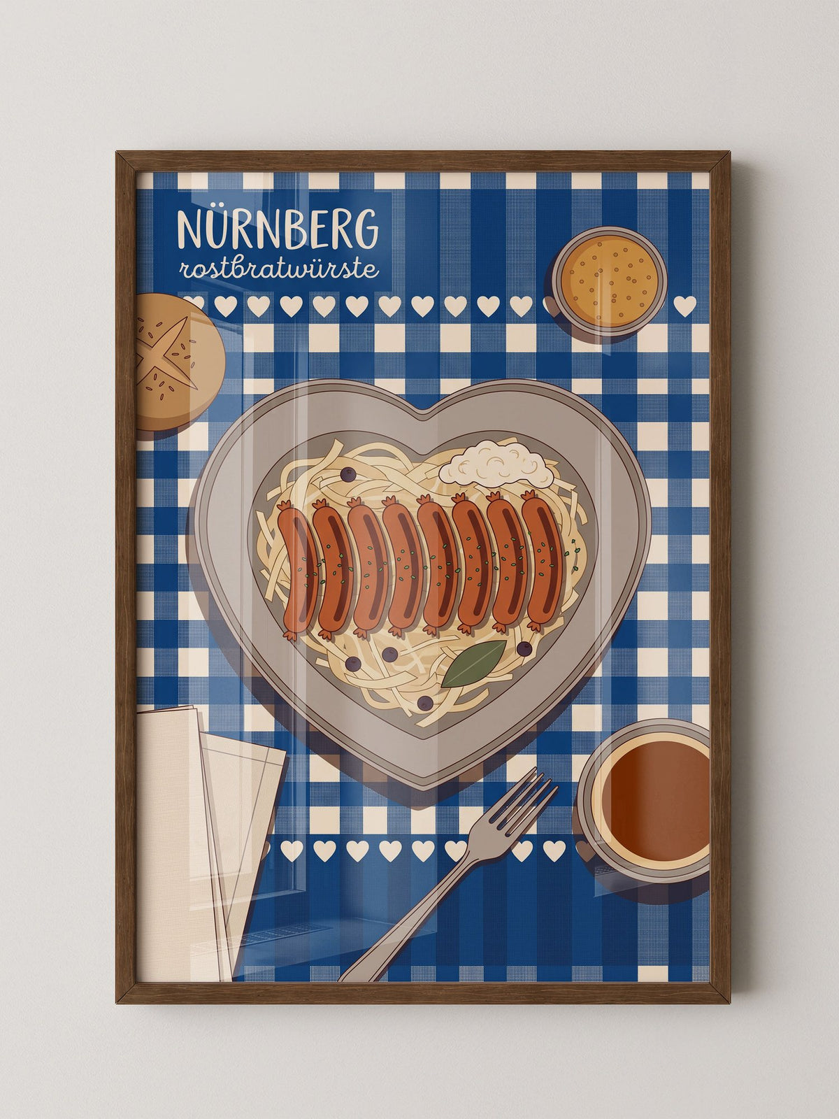 Nürnberg Rostbratwurst Herz
